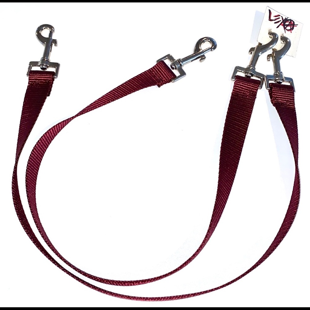 Custom oxblood burgundy nylon replacement bondage straps
